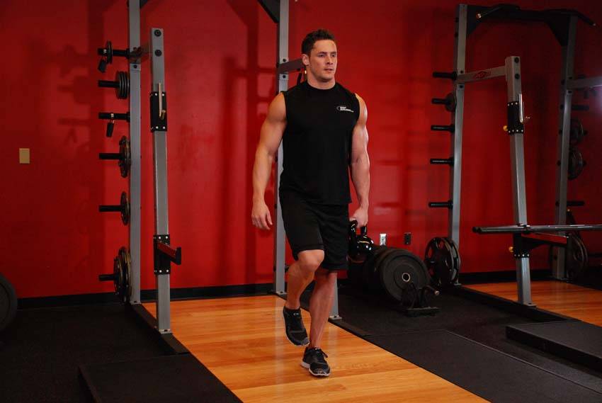 Single-leg deadlift variation