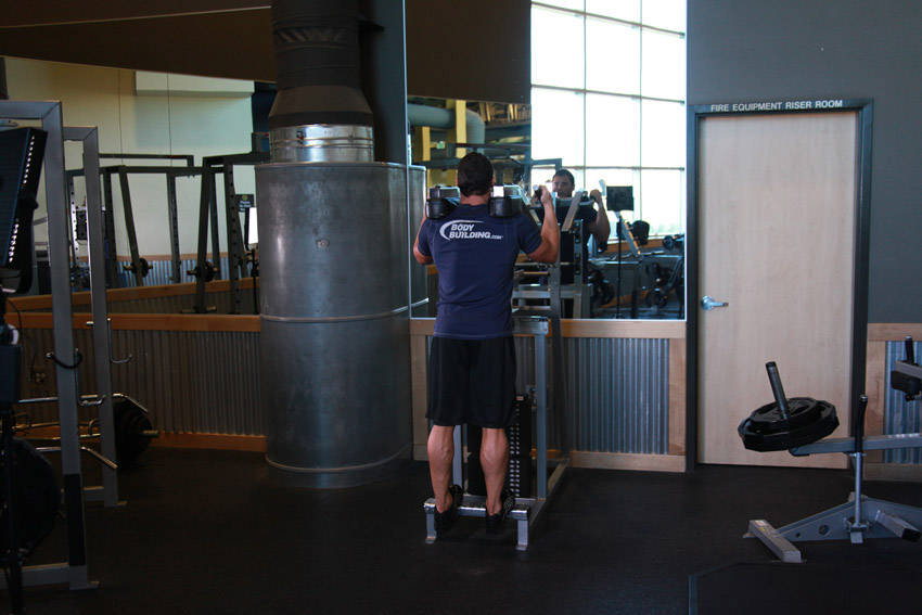 Standing calf raise